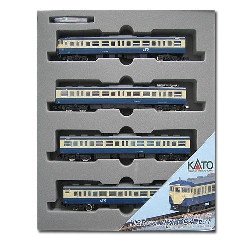 Kato N Gauge 113 Series 1500 Yokosuka Line Color Train 4 Cars Set- Japan Figure Store - #1 Bring To You The Best Japanese Goods