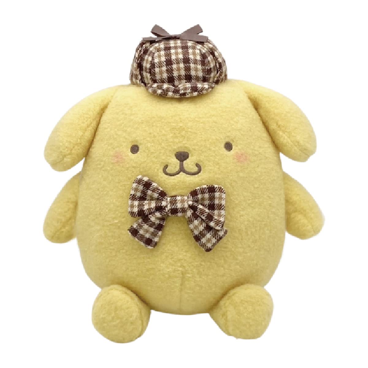 Nakajima Howa Mocha Check Pom Pom Purin M 186423-23 Japan- Japan Figure Store - #1 Bring To You The Best Japanese Goods