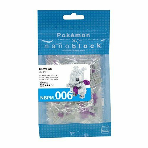 Nanoblock Pokemon Mewtwo Nbpm006- Japan Figure Store - #1 Bring To You The Best Japanese Goods
