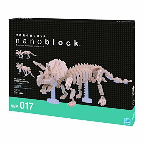 Nanoblock Triceratops Skeleton Model Nbm017- Japan Figure Store - #1 Bring To You The Best Japanese Goods