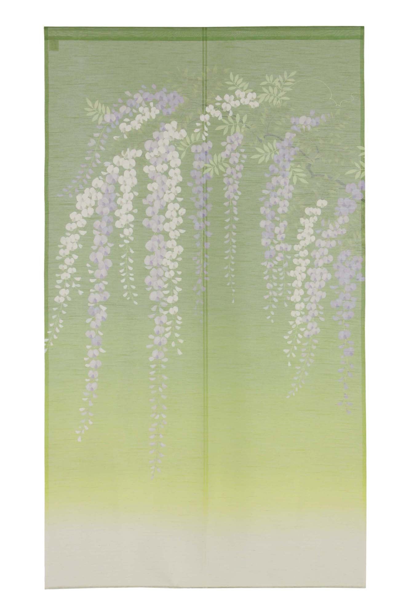 Narumikk Japanese Style Noren Wisteria 150Cm Length Tokyo Japan 17-549- Japan Figure Store - #1 Bring To You The Best Japanese Goods