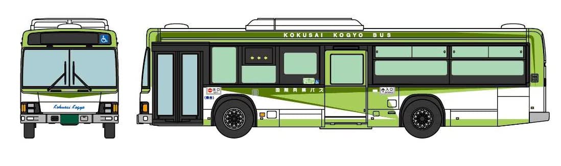 TOMYTEC The Bus Collection Jb037-3 Kokusai Kogyo Tokyo/Saitama N Scale- Japan Figure Store - #1 Bring To You The Best Japanese Goods