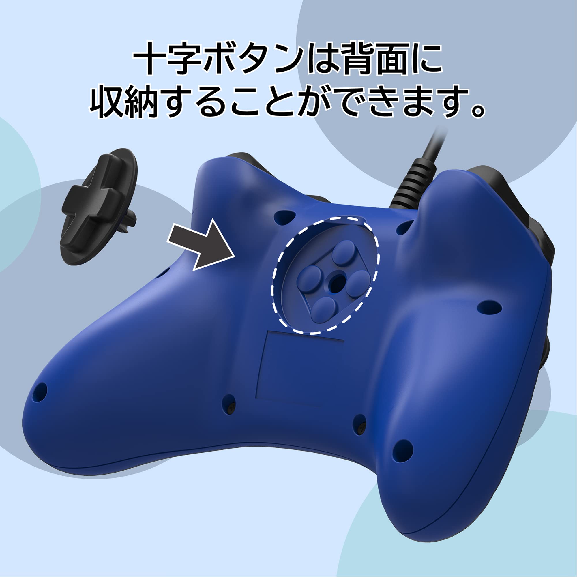 HORI HORI pad For Nintendo Switch Blue- Japan Figure Store - #1 Bring To You The Best Japanese Goods