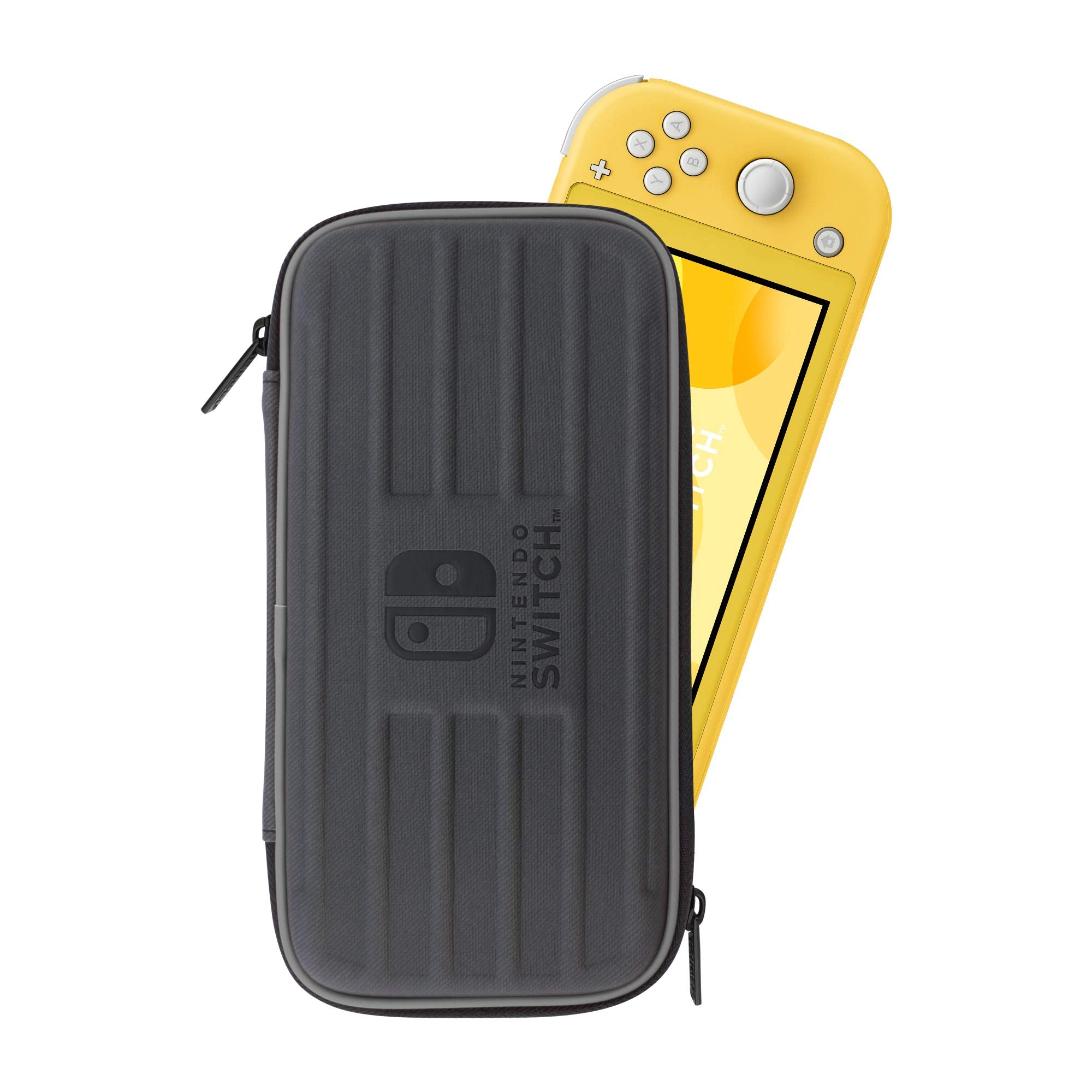 HORI Hard Pouch For Nintendo Switch Lite Black X Gray- Japan Figure Store - #1 Bring To You The Best Japanese Goods