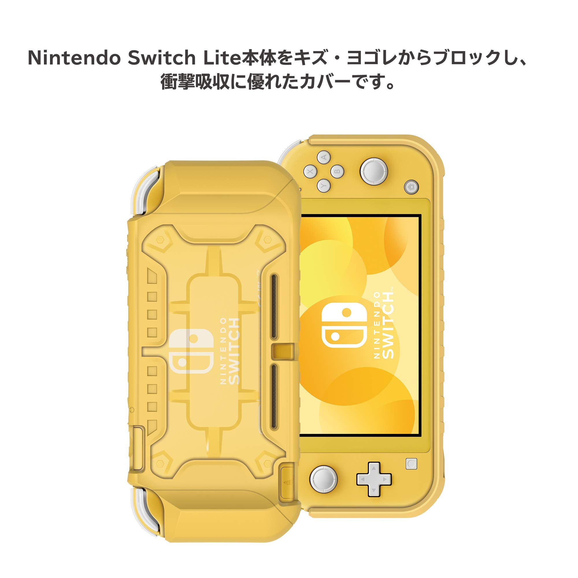 HORI Hybrid System Armor For Nintendo Switch Lite Gray- Japan Figure Store - #1 Bring To You The Best Japanese Goods