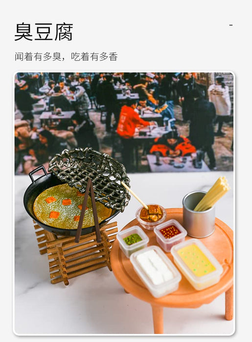 Orcara Mini World Collection Eating While Walking Stall Gourmet Trading Figure 8 Pieces Box- Japan Figure Store - #1 Bring To You The Best Japanese Goods