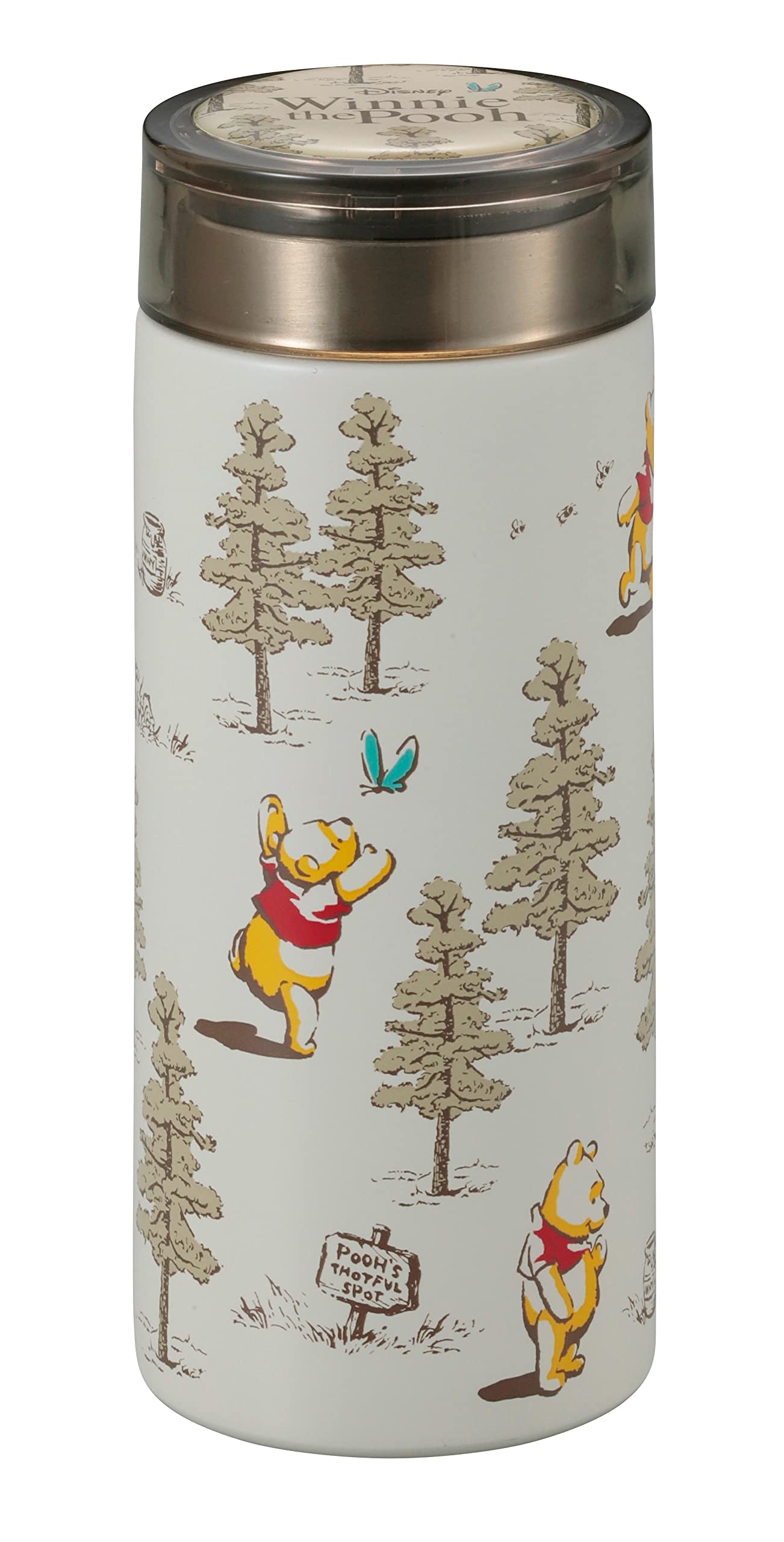 PEARL METAL Disney Smart Bottle 200Ml Winnie The Pooh Natural- Japan Figure Store - #1 Bring To You The Best Japanese Goods