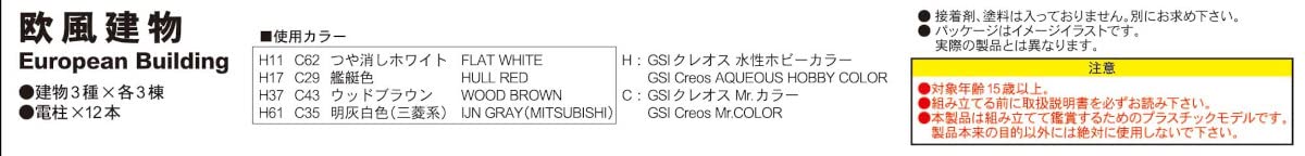 PIT-ROAD 1/700 European Buildings Plastic Model- Japan Figure Store - #1 Bring To You The Best Japanese Goods