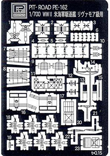 PIT-ROAD Skywave Pe162 Photo-Etched Parts For Us Navy Livermore-Class Destroyer 1/700 Scale- Japan Figure Store - #1 Bring To You The Best Japanese Goods