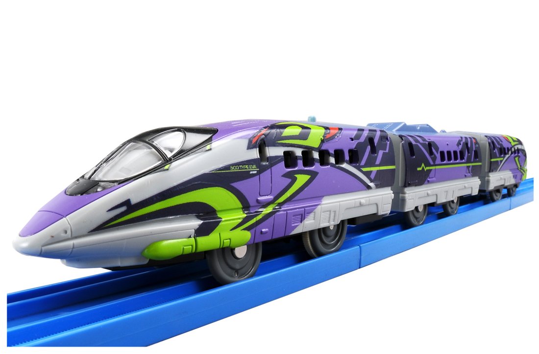 Takara Tomy Plarail 500 Type Eva Toy Train with Light Features- Japan Figure Store - #1 Bring To You The Best Japanese Goods