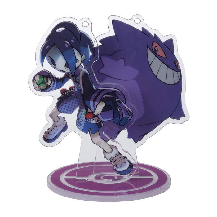 POKEMON CENTER ORIGINAL - Acrylic Stand Keychain Pokemon Trainers Allister & Gengar- Japan Figure Store - #1 Bring To You The Best Japanese Goods