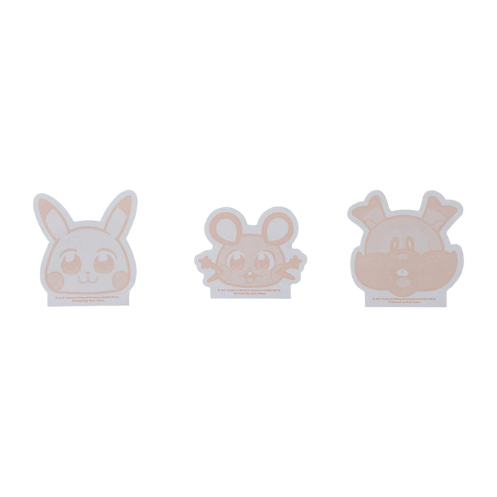 POKEMON CENTER ORIGINAL Die-Cut Face Memo Set Pikachoose- Japan Figure Store - #1 Bring To You The Best Japanese Goods