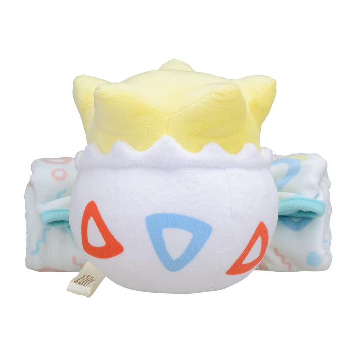 Pokemon Center Original Mini Blanket With Plush Mascot Togepi Everyday Happiness- Japan Figure Store - #1 Bring To You The Best Japanese Goods