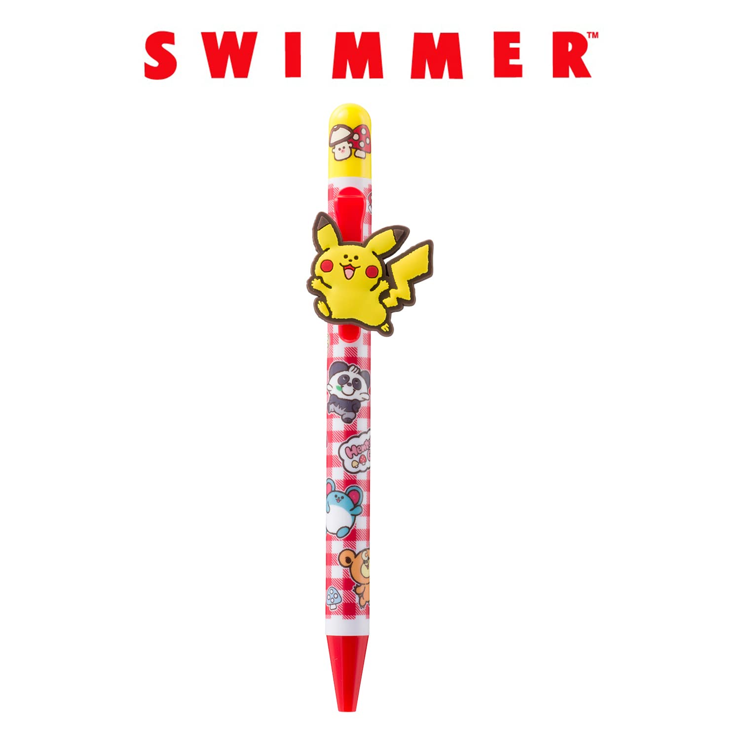 Pokemon Center Original Swimmer Ballpoint Pen Henteko Cute Pikachu- Japan Figure Store - #1 Bring To You The Best Japanese Goods