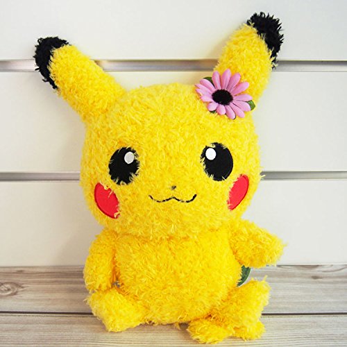 Pokemon Fluffy Plush Doll Pikachu Female- Japan Figure Store - #1 Bring To You The Best Japanese Goods