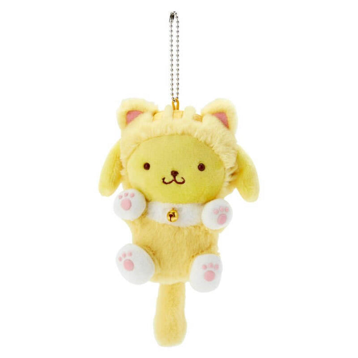 Pompompurin Cat Mascot Holder Japan Figure 4550337404027