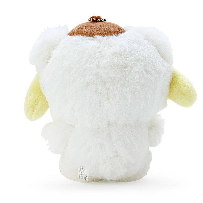 Sanrio Pompompurin Mascot Holder (Fluffy Snow Design)- Japan Figure Store - #1 Bring To You The Best Japanese Goods
