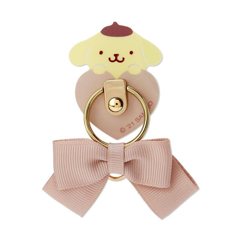 Pompompurin Smartphone Ring (Ribbon) Japan Figure 4550337266779