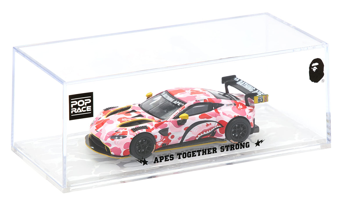 Genesis Company Pop Race 1/64 Bape X Aston Martin Gt3 Pink Japan- Japan Figure Store - #1 Bring To You The Best Japanese Goods