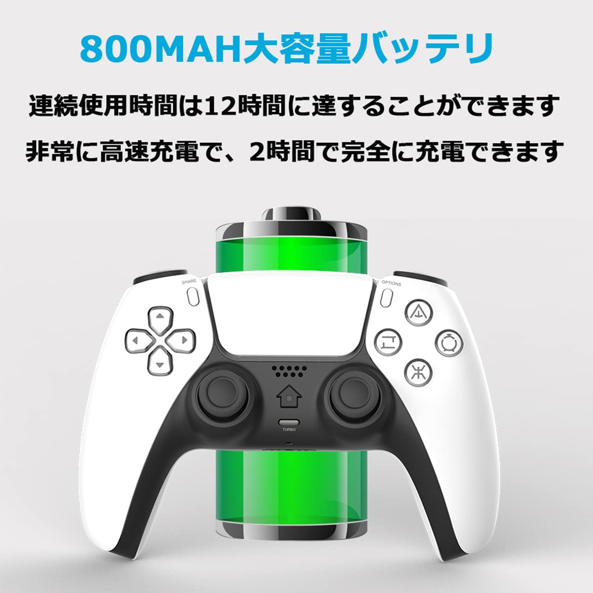 Newluck PS4 Controller Wireless Bluetooth 800mAh 12Hrs Cont. Use 6 Nuclear Vib. Pinhole Reset- Japan Figure Store - #1 Bring To You The Best Japanese Goods