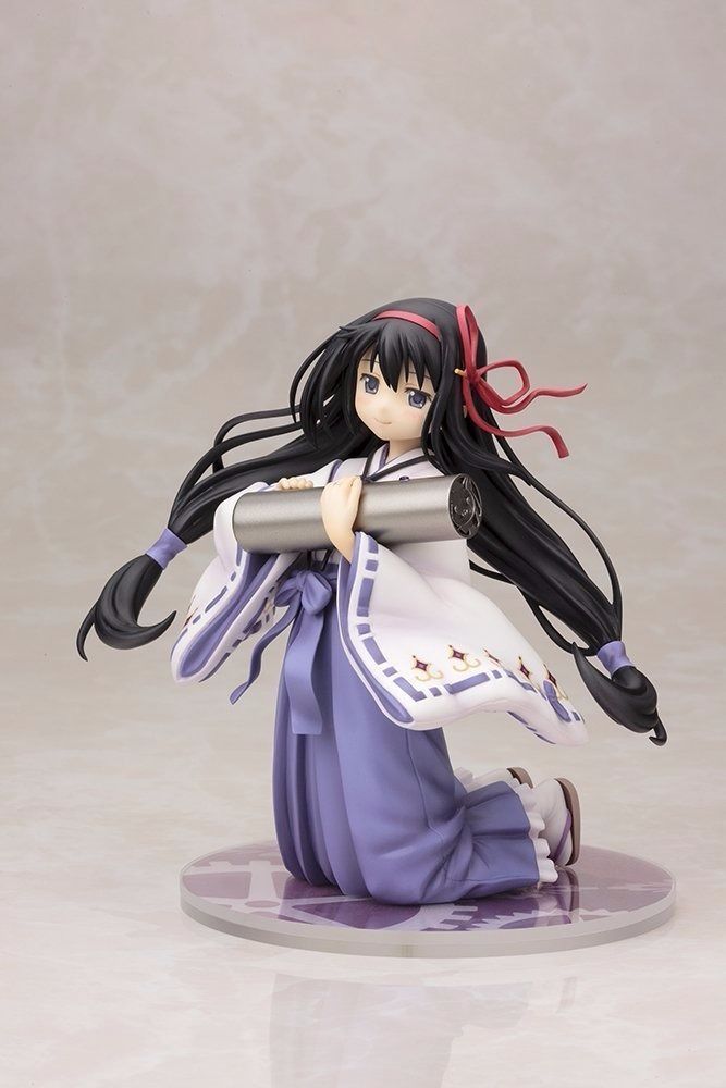 Puella Magi Madoka Magica Akemi Homura Miko 1/8 Pvc Figure Kotobukiya Japan- Japan Figure Store - #1 Bring To You The Best Japanese Goods