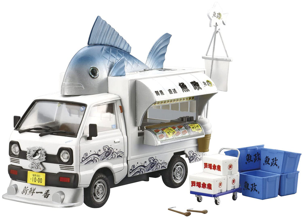 Qingdao Bunka Kyozai 1/24 Mobile Sales Series No.1 Fishmonger Plastic Model- Japan Figure Store - #1 Bring To You The Best Japanese Goods