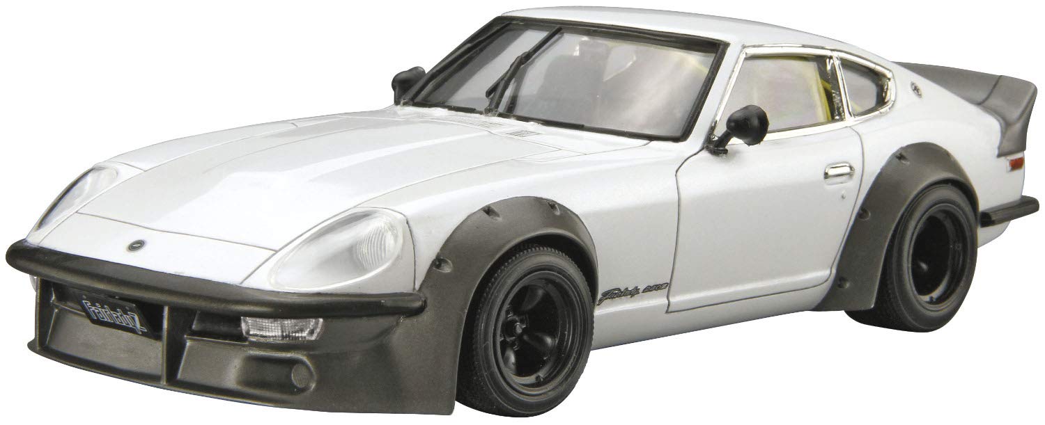 AOSHIMA The Model Car 1/24 Nissan S30 Fairlady Z Aero Custom Ver.2 '75 Plastic Model- Japan Figure Store - #1 Bring To You The Best Japanese Goods