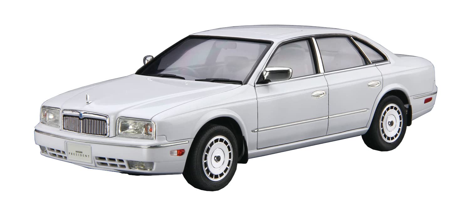 AOSHIMA The Model Car 1/24 Nissan President / Infiniti Q45 G50 '89 Plastic Model- Japan Figure Store - #1 Bring To You The Best Japanese Goods