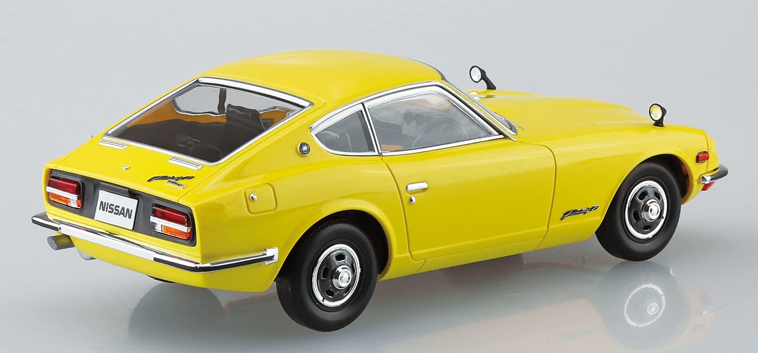AOSHIMA The Snap Kit No.13-C 1/32 Nissan S30 Fairlady Z Yellow Plastic Model- Japan Figure Store - #1 Bring To You The Best Japanese Goods