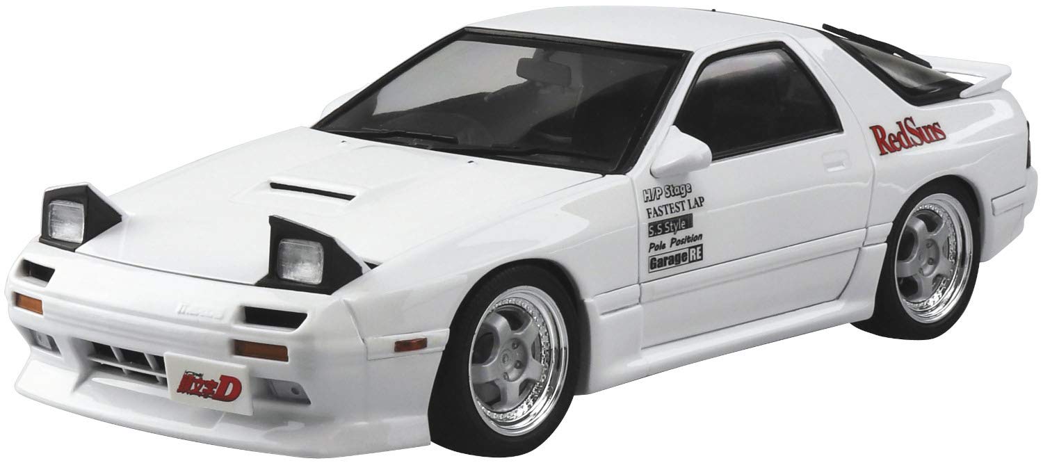 Qingdao Bunka Kyozaisha Initial D No.3 Ryosuke Takahashi Fc3S Rx-7 1/24 Scale Plastic Model- Japan Figure Store - #1 Bring To You The Best Japanese Goods