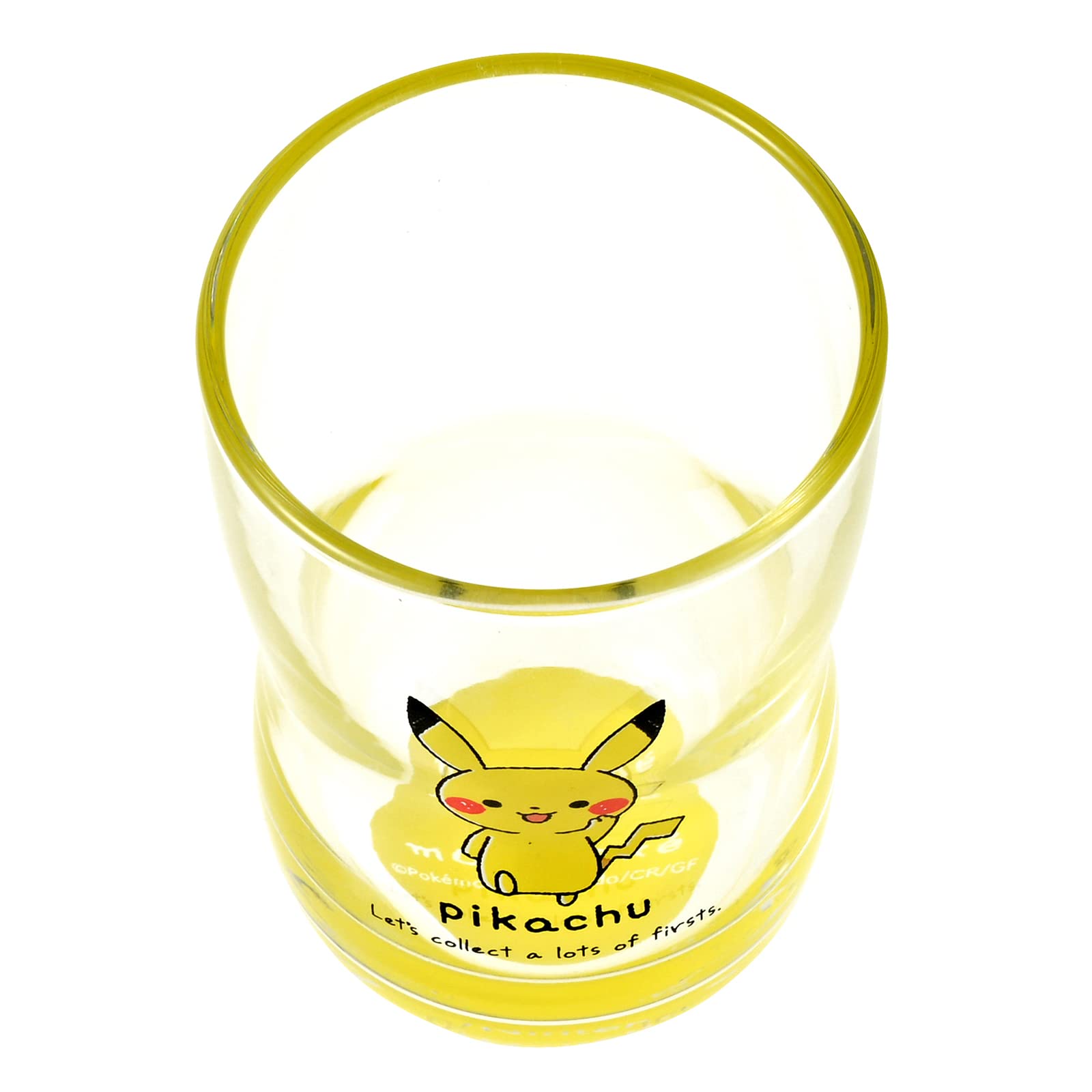 Pokémon Monpoke Pikachu Glass Glass Tumbler Cup Height Approx. 9Cm Nakayoshi Glass Yellow Yellow Made In Japan 050150- Japan Figure Store - #1 Bring To You The Best Japanese Goods