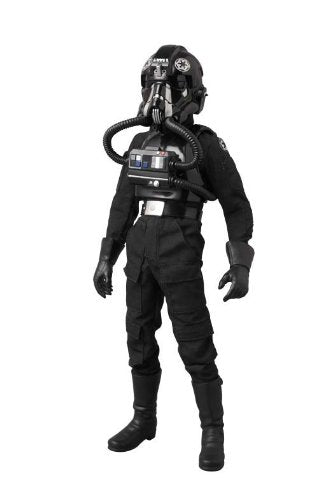 Medicom Toy Star Wars Tie-Fighter Pilot Black 3 1/6 Scale Abs Pvc Figure Japan- Japan Figure Store - #1 Bring To You The Best Japanese Goods