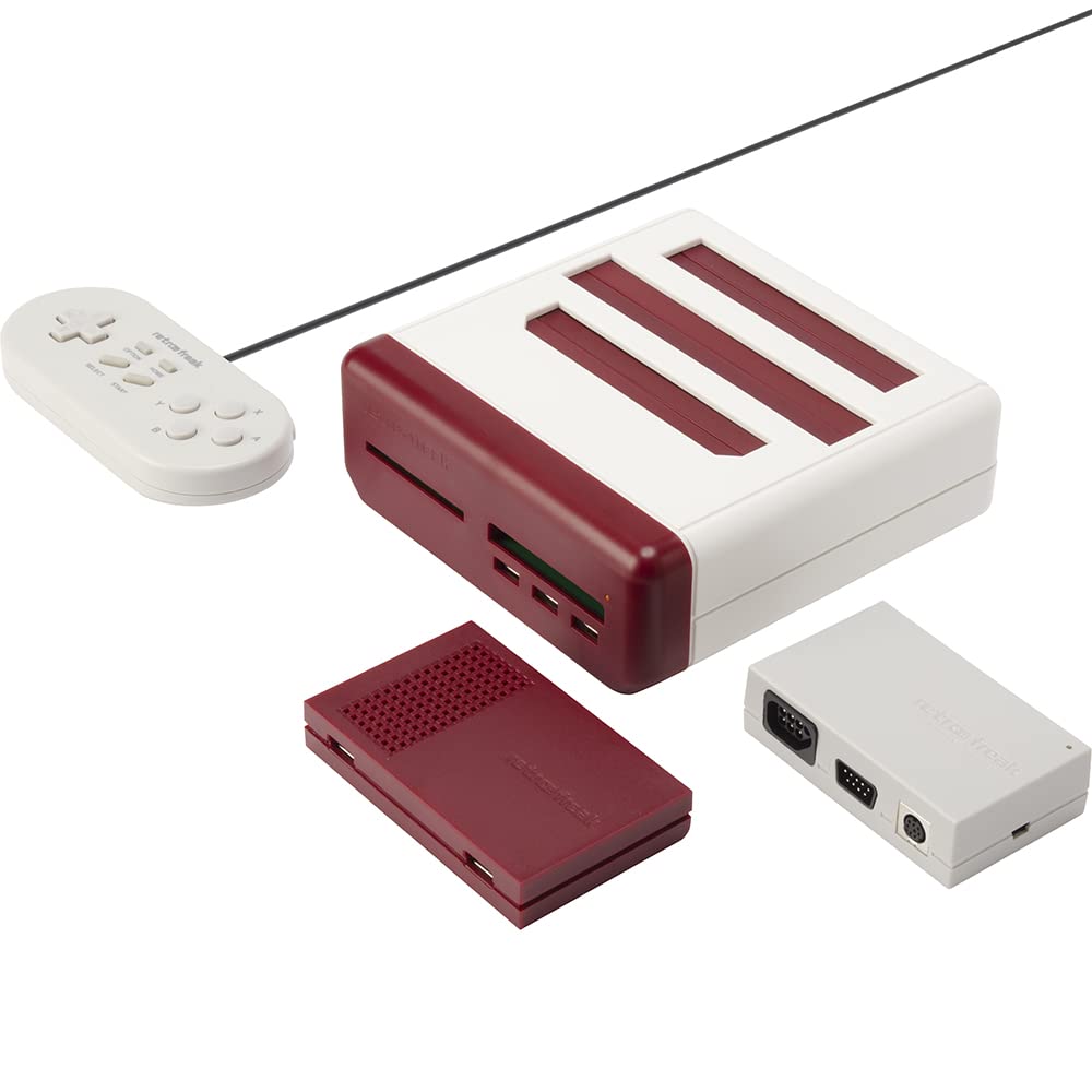 Retro Freak (Retro Game Compatible) (Controller Adapter Set) Red X White- Japan Figure Store - #1 Bring To You The Best Japanese Goods