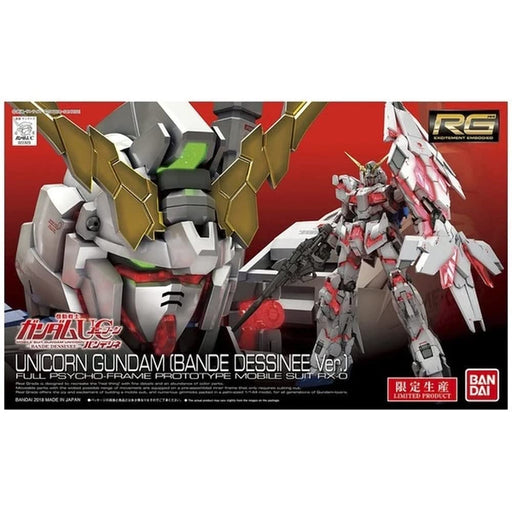 BANDAI Rg Unicorn Gundam Bande Dessinee Ver. 1/144 Scale Kit 274735- Japan Figure Store - #1 Bring To You The Best Japanese Goods
