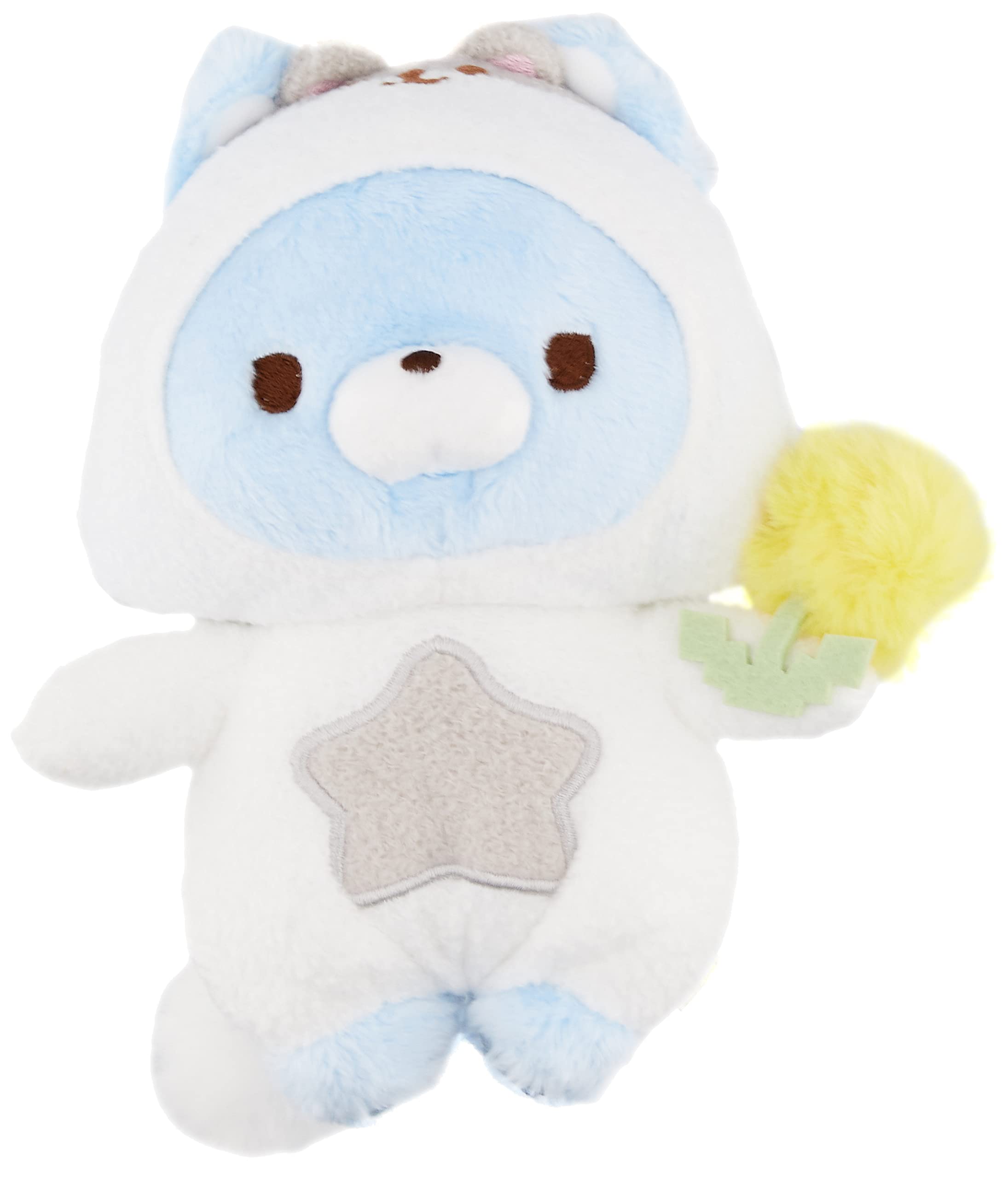San-X Rilakkuma Blue Wolf Plush Toy Mf46001- Japan Figure Store - #1 Bring To You The Best Japanese Goods