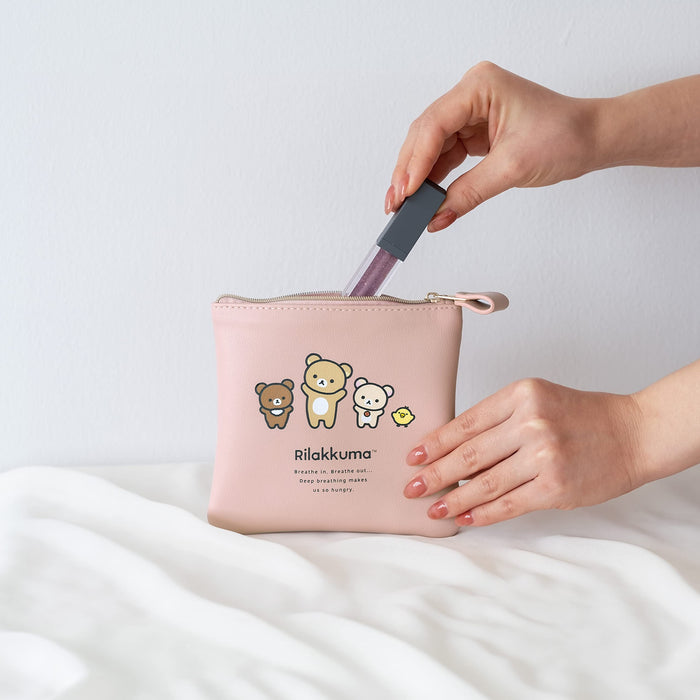 San-X Rilakkuma Basic Vol.2 Flat Pouch - New Collection CA40401- Japan Figure Store - #1 Bring To You The Best Japanese Goods
