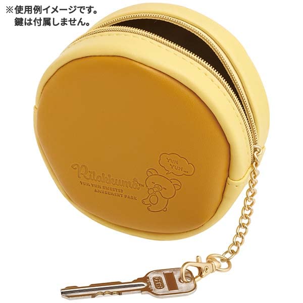 San-X Rilakkuma Amusement Park-Themed Pancake Coin Case CK67901- Japan Figure Store - #1 Bring To You The Best Japanese Goods