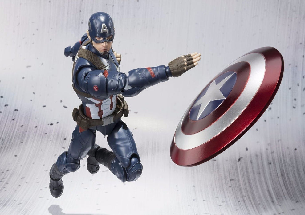 S.h.figuarts Captain America Civil War Ver Action Figure Bandai- Japan Figure Store - #1 Bring To You The Best Japanese Goods
