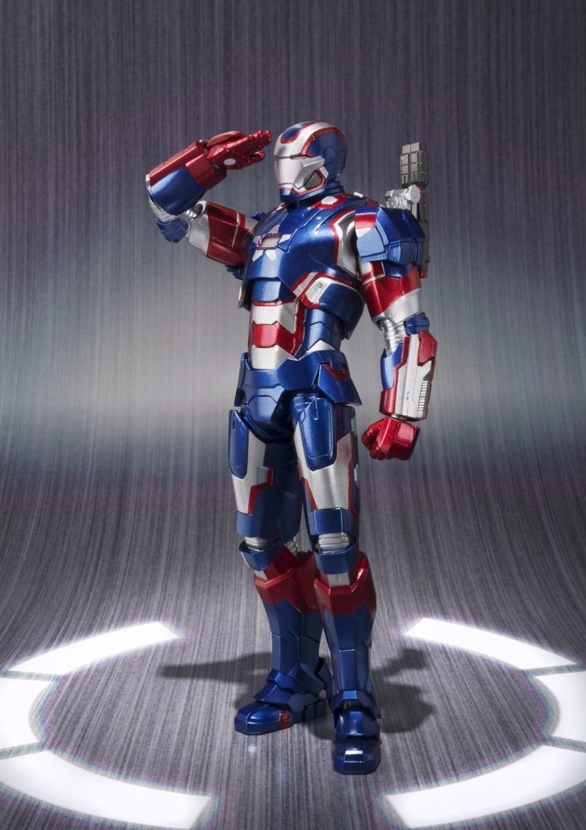 S.h.figuarts Iron Man Iron Patriot Action Figure Bandai Tamashii Nations- Japan Figure Store - #1 Bring To You The Best Japanese Goods