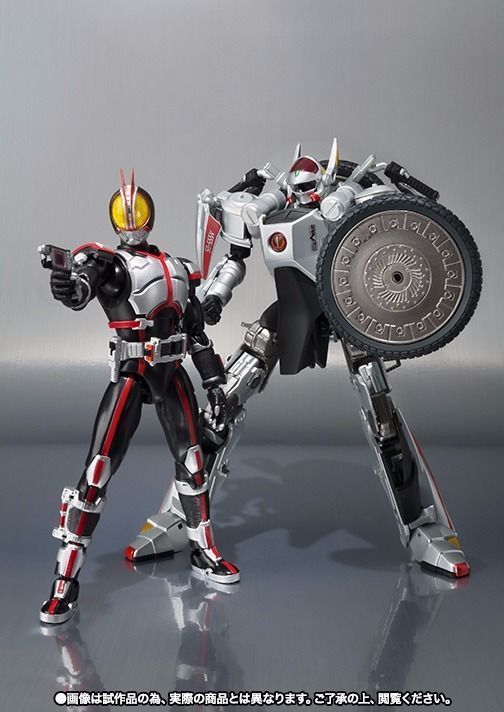 S.h.figuarts Masked Kamen Rider 555 Faiz & Auto Vajin Set Action Figure Bandai- Japan Figure Store - #1 Bring To You The Best Japanese Goods