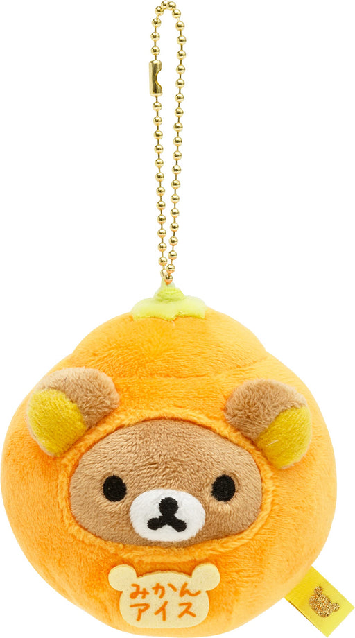 San-X Rilakkuma Mikan Ice Cream Candy Series Hanging Stuffed Toy Mo04201- Japan Figure Store - #1 Bring To You The Best Japanese Goods