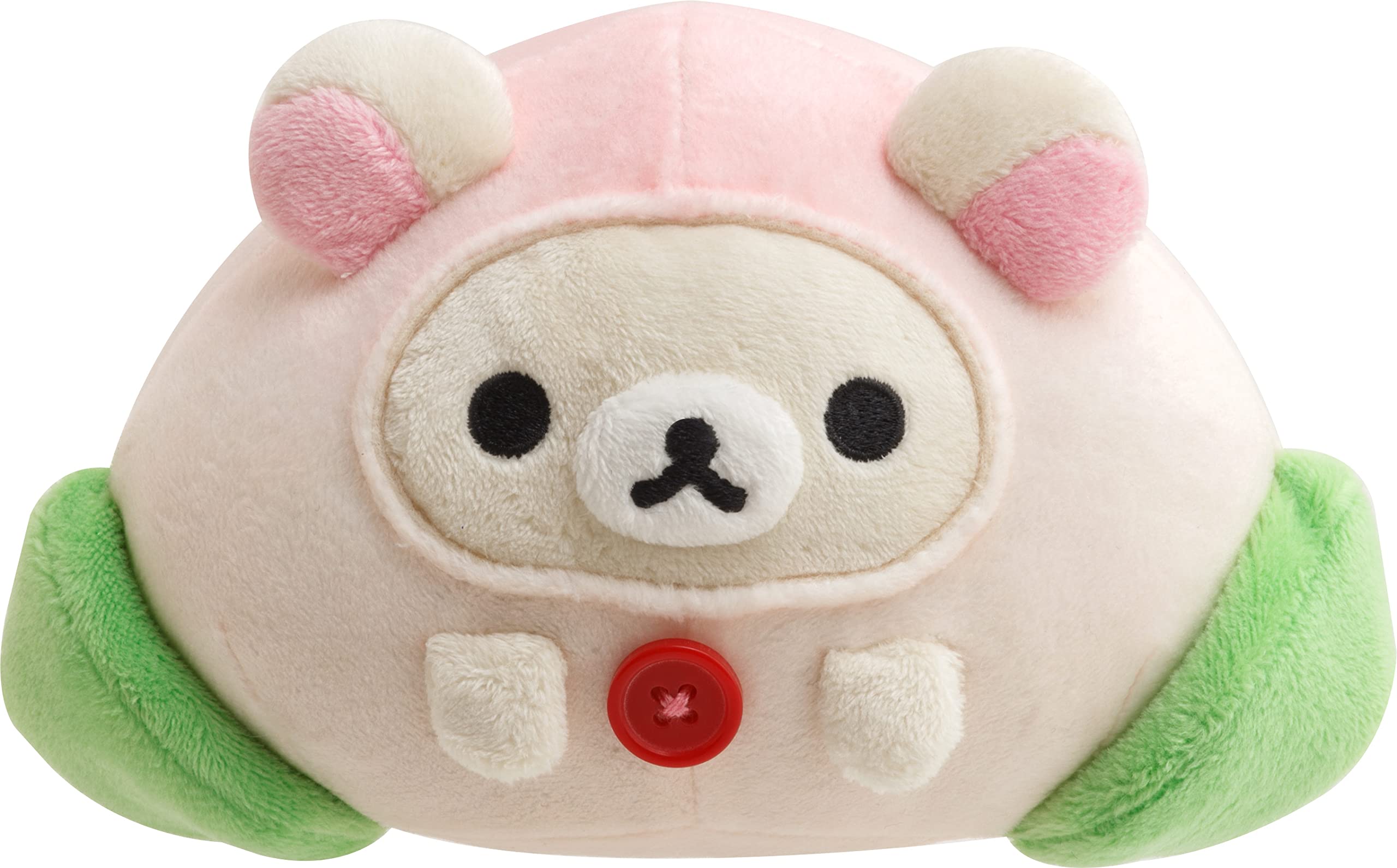 SAN-X Korilakkuma Plush Peach Manju- Japan Figure Store - #1 Bring To You The Best Japanese Goods
