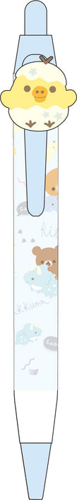 San-X Rilakkuma Blue Ballpoint Pen with Mascot - Quality Writing Instrument- Japan Figure Store - #1 Bring To You The Best Japanese Goods