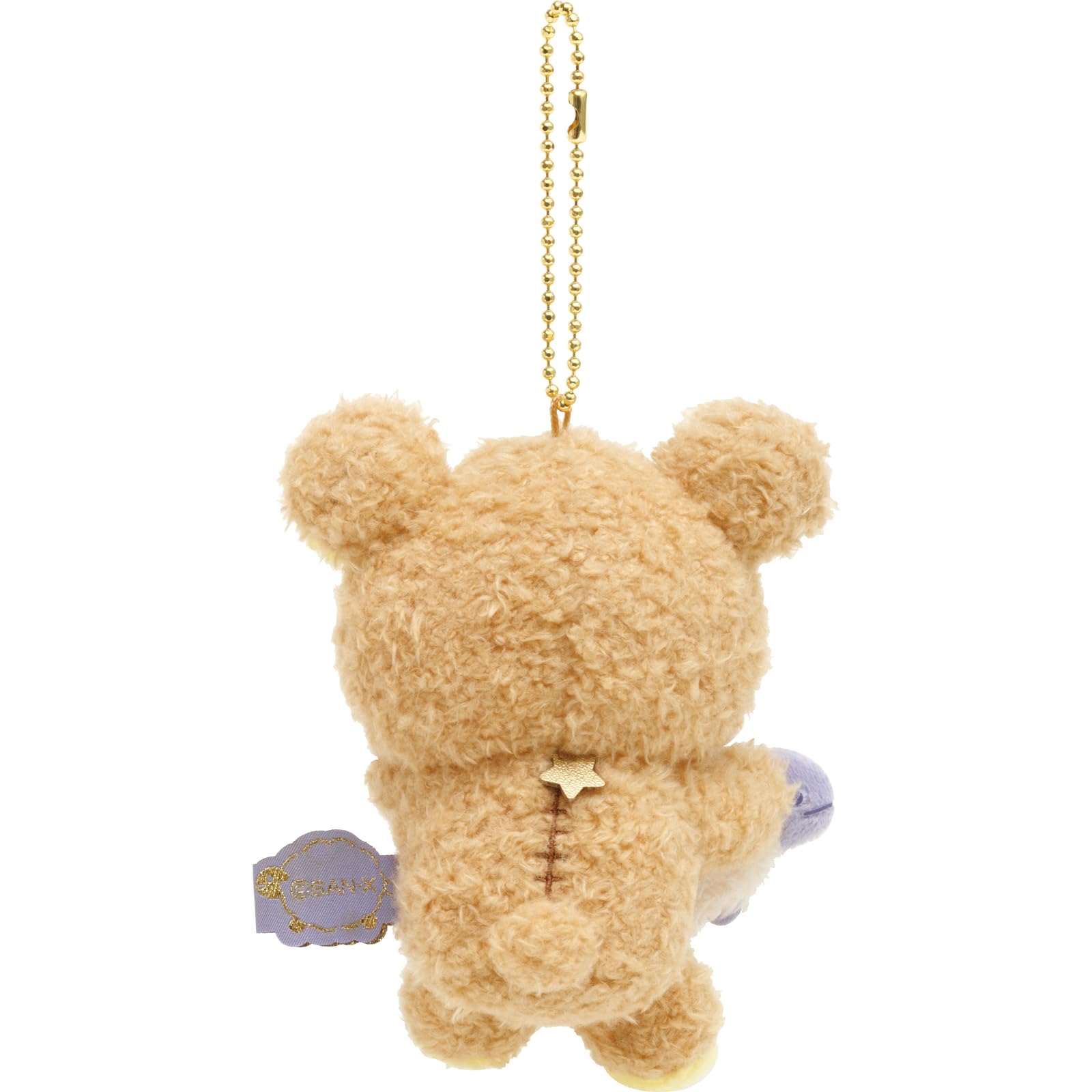 San-X Rilakkuma Hanging Stuffed Toy Lila MO14301 – Soft Plush Plaything- Japan Figure Store - #1 Bring To You The Best Japanese Goods