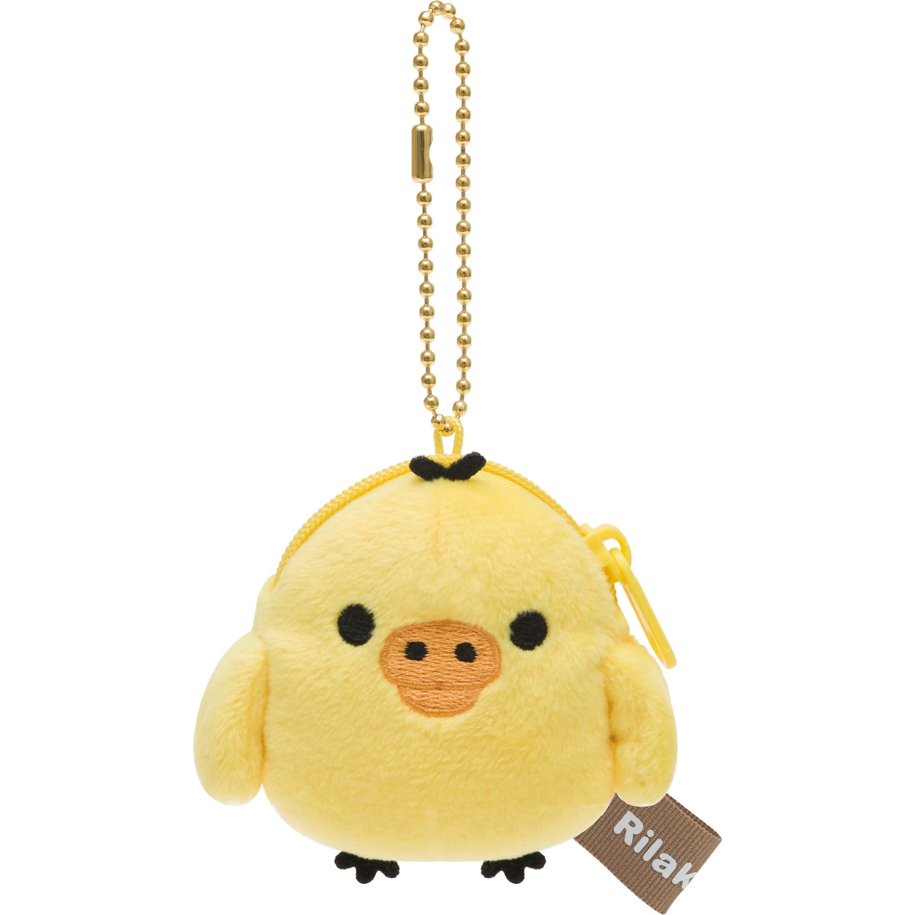 San-X Kiiroitori Mini Plush Coin Case - Rilakkuma Series Compact Size H7.5 W6.5 D3cm- Japan Figure Store - #1 Bring To You The Best Japanese Goods
