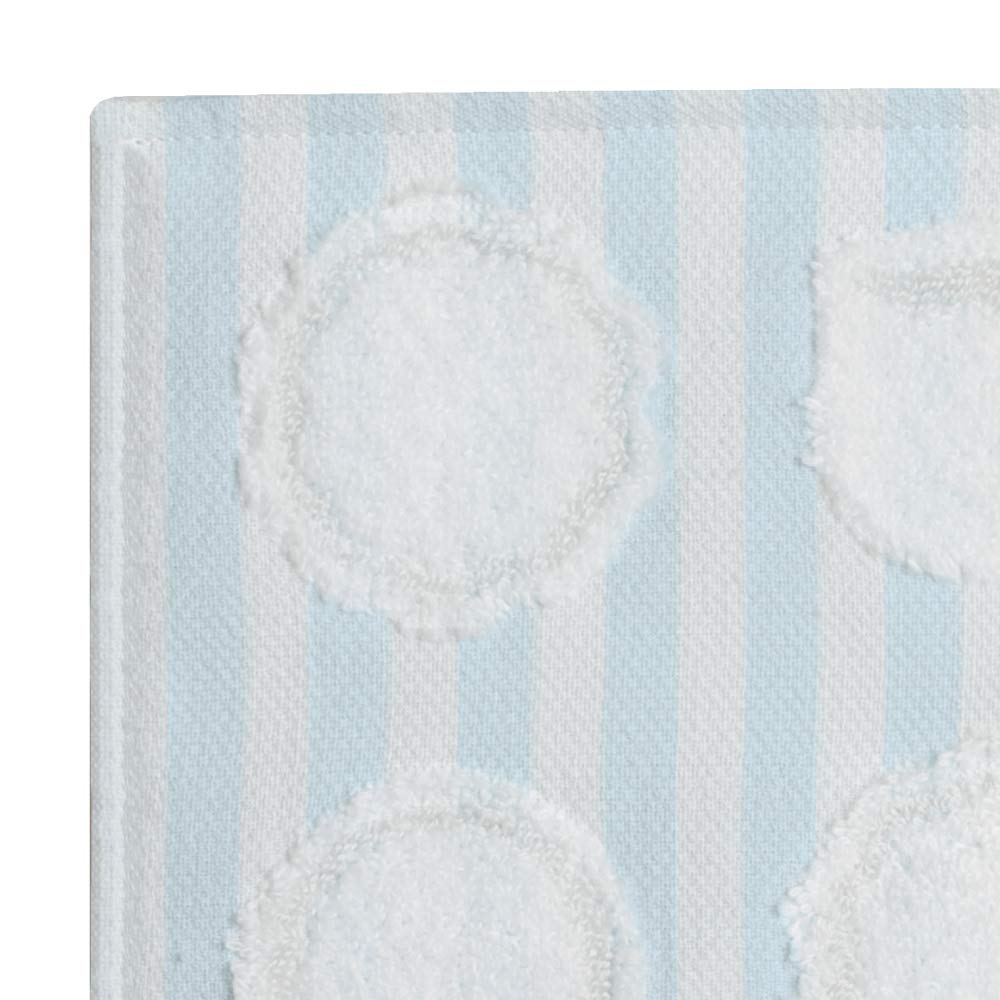 San-X Rilakkuma Blue Mini Towel with Kiiroitori Muffin Cafe Design - Cm16401- Japan Figure Store - #1 Bring To You The Best Japanese Goods