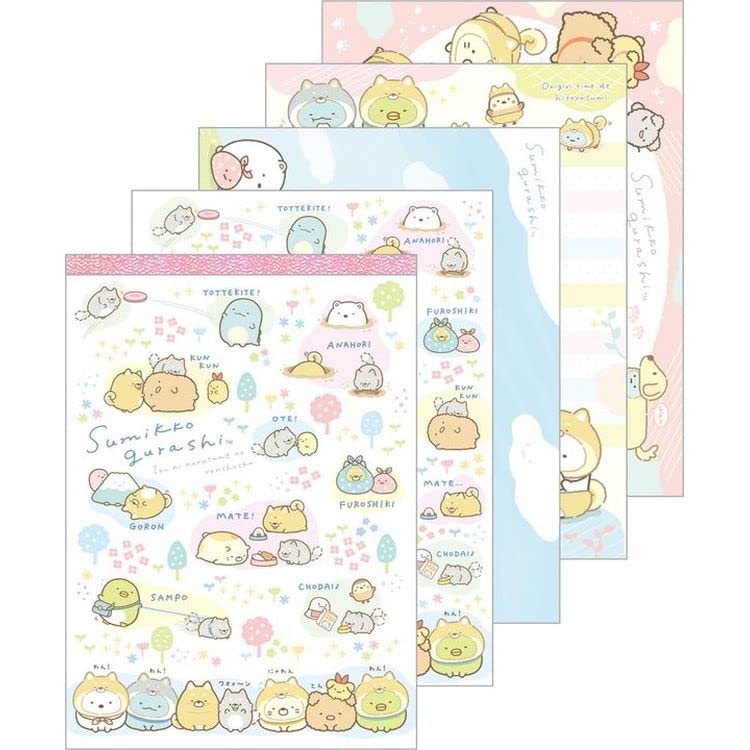 SAN-X Sumikko Gurashi Memo Pad Koinu Series Mh08202- Japan Figure Store - #1 Bring To You The Best Japanese Goods