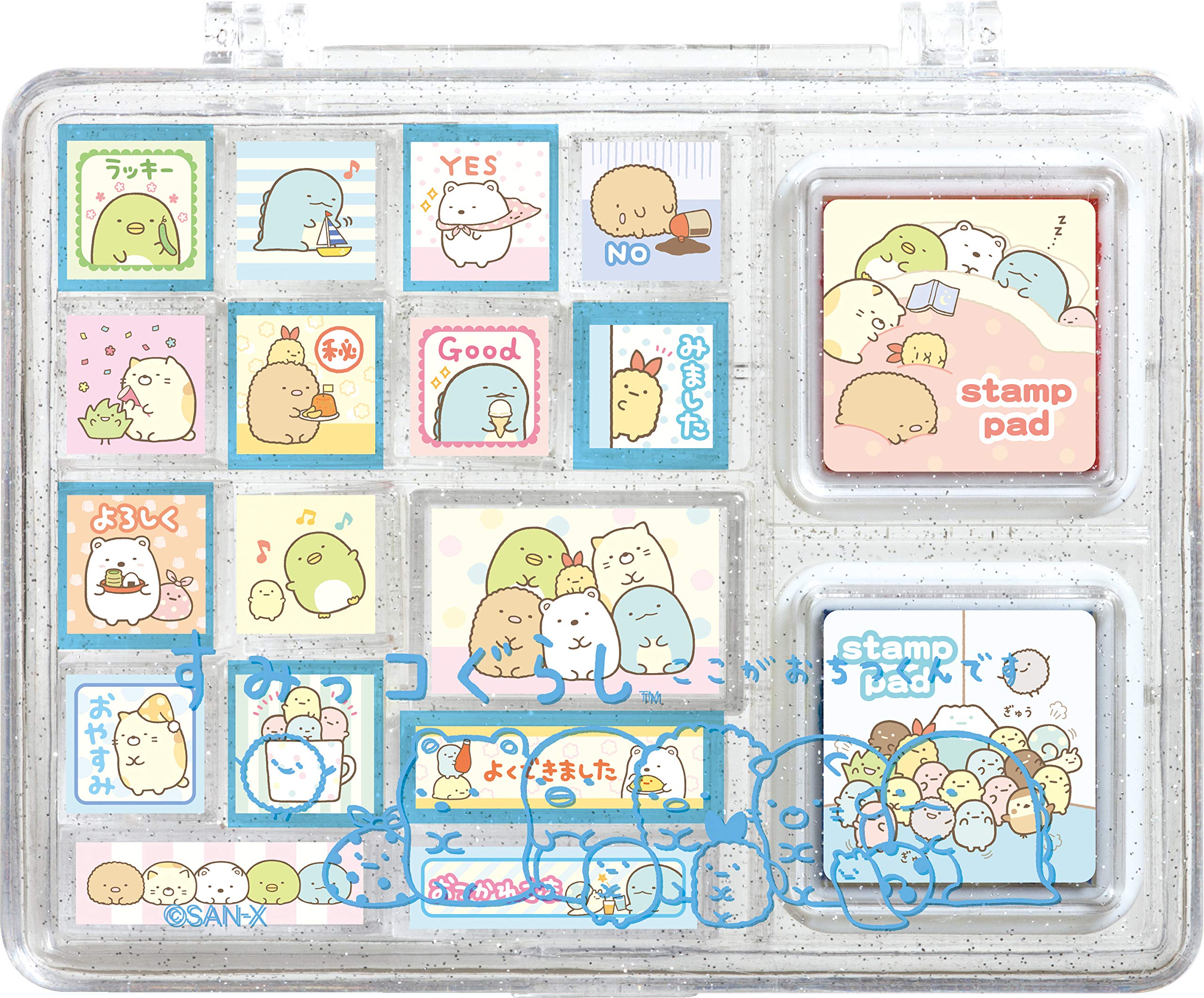 San-X Sumikko Gurashi Stamp Set Ft48501- Japan Figure Store - #1 Bring To You The Best Japanese Goods