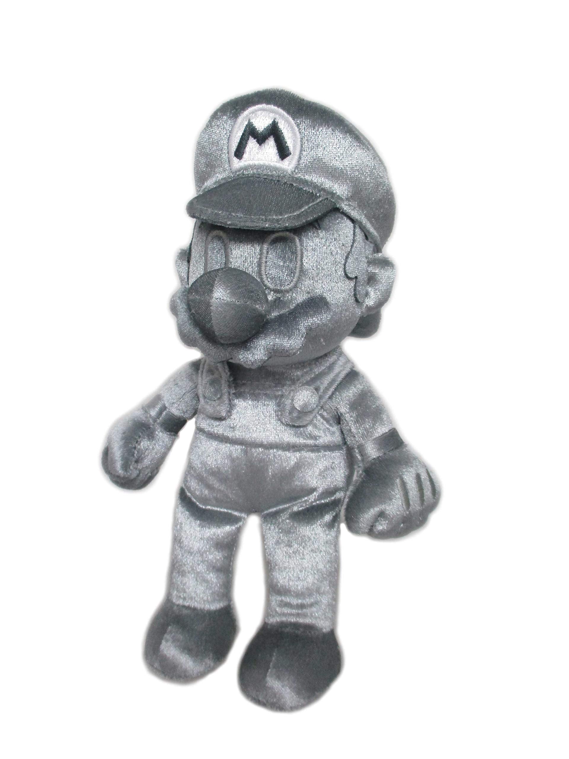 SAN-EI Super Mario All Star Collection Plush Doll Metal Mario S- Japan Figure Store - #1 Bring To You The Best Japanese Goods