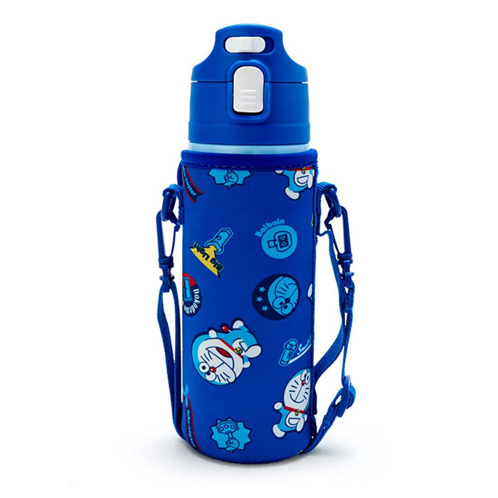 SANRIO Water Bottle With Cover Doraemon 470Ml- Japan Figure Store - #1 Bring To You The Best Japanese Goods